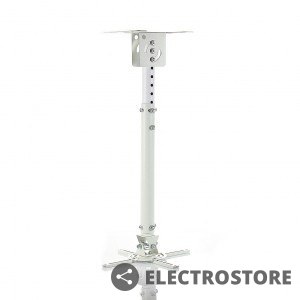ART Uchwyt podwieszany 45-76cm do projektora P-107W 15KG Biały