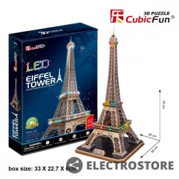 Cubic Fun Puzzle 3D Wieża Eiffla (Światło)