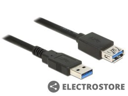 Delock Przedłużacz USB 3.0 1.5m AM-AF czarny