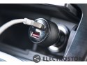 EDNET Ładowarka samochodowa Qualcomm Quick Charge 3.0, 2xUSB (3A/2.4A), czarno-srebrna