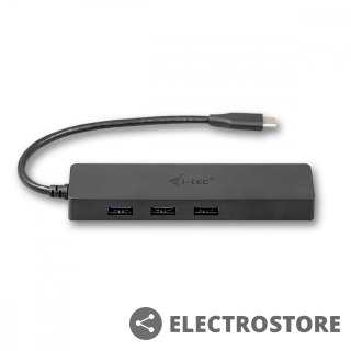 I-tec USB-C Slim 3-port HUB z adapterem Gigabit Ethernet