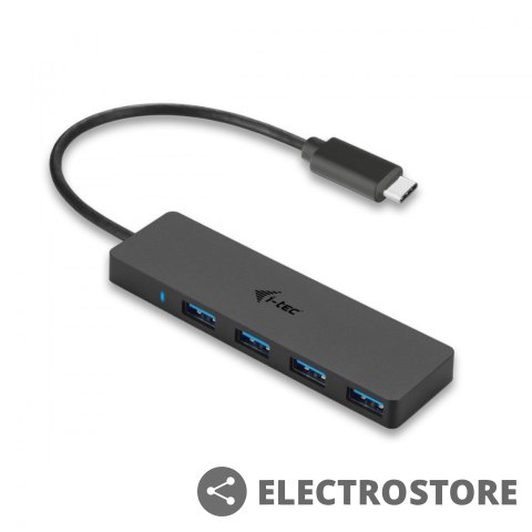 I-tec USB-C Slim pasywny HUB 4x USB 3.0 do podłączenia USB-A/USB-C