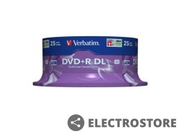 Verbatim DVD+R 8x 8.5GB 25P CB Double Layer 43757