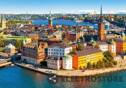 Castor Puzzle 500 elementów Sztokholm Szwecja Stare Miasto