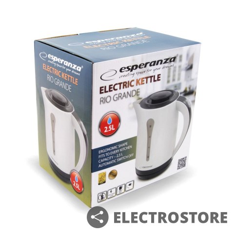 Esperanza CZAJNIK ELEKTRYCZNY RIO GRANDE 2,5L Esperanza CZAJNIK ELEKTRYCZNY RIO GRANDE 2,5L