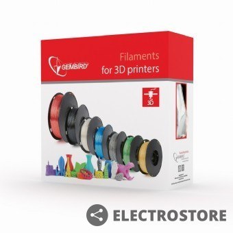 Gembird Filament drukarki 3D PLA/1.75 mm/1kg/czerwony Gembird Filament drukarki 3D PLA/1.75 mm/1kg/czerwony
