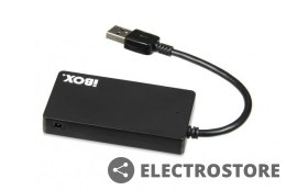 IBOX Hub USB 3.0 4-porty, slim IUH3F56 Czarny