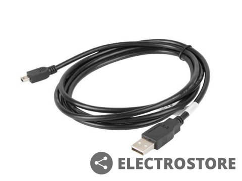 Lanberg Kabel USB 2.0 mini AM-BM5P 1.8M czarny (CANON) Lanberg Kabel USB 2.0 mini AM-BM5P 1.8M czarny (CANON)