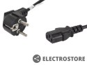 Lanberg Kabel zasilający CEE 7/7 - IEC 320 C13 1.8M czarny