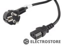 Lanberg Kabel zasilający CEE 7/7 - IEC 320 C13 VDE 10M czarny