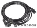 Lanberg Kabel zasilający CEE 7/7 - IEC 320 C13 VDE 5M czarny