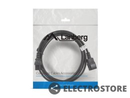 Lanberg Przedłużacz kabla zasilającego IEC 320 C13 - C14 VDE 3M czarny