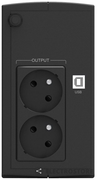 PowerWalker UPS Line-Interactive 650VA SB FR 2x PL 230V, USB