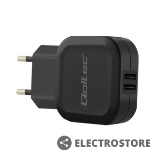 Qoltec Ładowarka sieciowa 12W | 5V | 2.4A | 2xUSB