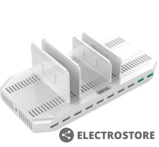 Unitek Stacja ładująca 10xUSB; 96W; 2xQC3.0; Y-2190A