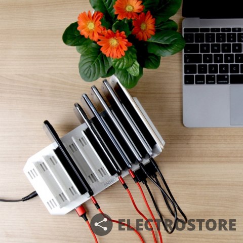 Unitek Stacja ładująca 10xUSB; 96W; 2xQC3.0; Y-2190A Unitek Stacja ładująca 10xUSB; 96W; 2xQC3.0; Y-2190A