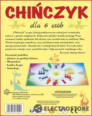 Abino Gra Chińczyk dla 6 osób