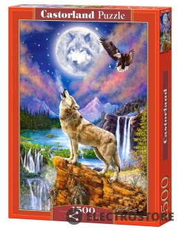 Castor Puzzle 1500 elementów - Noc wilka