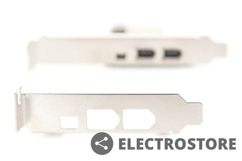 Digitus Karta (Kontroler) Firewire (400) PCI Exp., 2xZew. 1xZew.(Mini) IEEE1394a 6pin+Mini,Low Profile,VT6308P Digitus Karta (Kontroler) Firewire (400) PCI Exp., 2xZew. 1xZew.(Mini) IEEE1394a 6pin+Mini,Low Profile,VT6308P