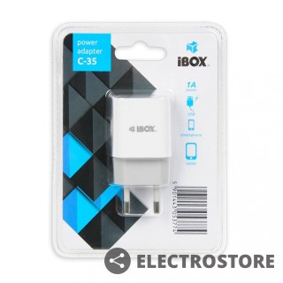 IBOX Ładowarka sieciowa C-35 1 x USB 1A