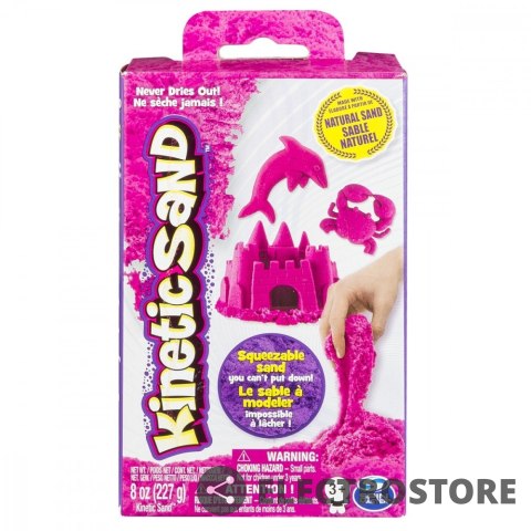 Spin Master Piasek kinetyczny KINETIC SAND Małe opakowania, różowy