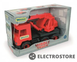 Wader Dźwig czerwony 38 cm Middle Truck w kartonie
