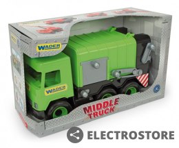 Wader Śmieciarka zielona Middle Truck w kartonie