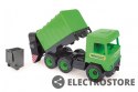 Wader Śmieciarka zielona Middle Truck w kartonie