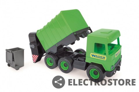Wader Śmieciarka zielona Middle Truck w kartonie Wader Śmieciarka zielona Middle Truck w kartonie