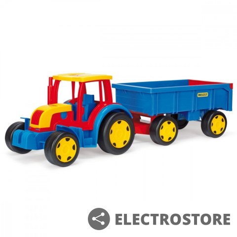 Wader Traktor z przyczepą 120 cm Gigant pudełko Wader Traktor z przyczepą 120 cm Gigant pudełko