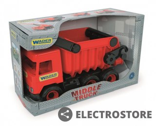 Wader Wywrotka czerwona Middle Truck w kartonie