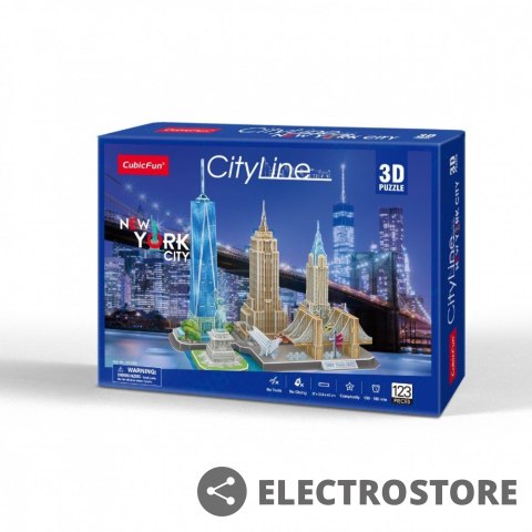 Cubic Fun Puzzle 3D City Line New York Cubic Fun Puzzle 3D City Line New York