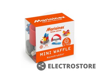 Marioinex Klocki waffle mini 35 sztuk chłopiec