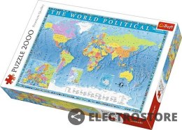 Trefl Puzzle 2000 elementów Polityczna mapa świata