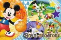 Trefl Puzzle 24 elementy Maxi - Mickey Mouse, Czas na sport!