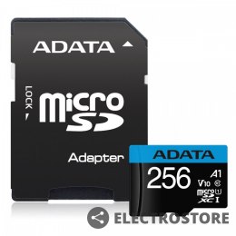 Adata Karta pamięci microSD Premier 256GB UHS1/CL10/A1+adapter