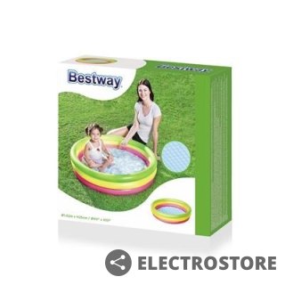 BESTWAY Basen dmuchany Trzy kolory 102 x 25 cm