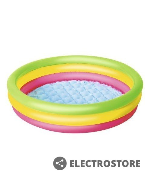 BESTWAY Basen dmuchany Trzy kolory 102 x 25 cm BESTWAY Basen dmuchany Trzy kolory 102 x 25 cm