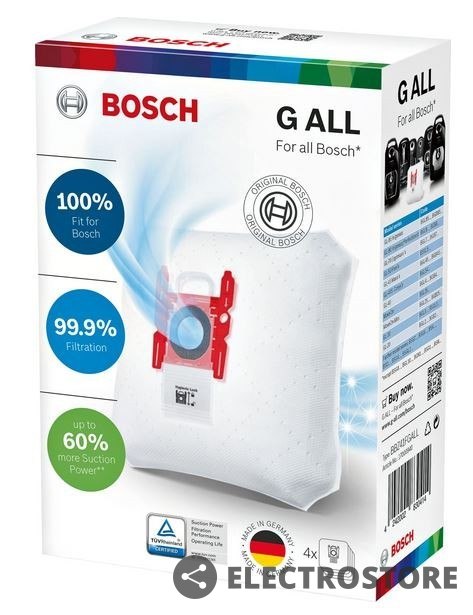 Bosch Worki do odkurzacza Typ G ALL BBZ41FGALL