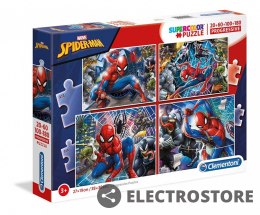 Clementoni Puzzle 20+60+100+180 elementów Super Kolor - Spider-Man