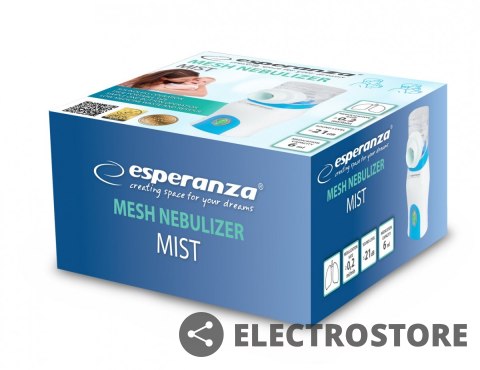 Esperanza Inhalator/Nebulizator membranowy MIST Esperanza Inhalator/Nebulizator membranowy MIST