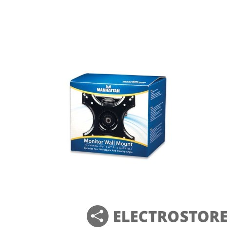 Manhattan Uchwyt ścienny do TV 13-32 cali LED/LCD 12kg obrotowy uchylny Manhattan Uchwyt ścienny do TV 13-32 cali LED/LCD 12kg obrotowy uchylny
