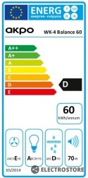 Akpo Okap WK-4 Balance eco 60 Czarny