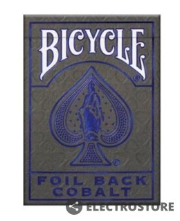 Bicycle Karty Metalluxe niebieskie