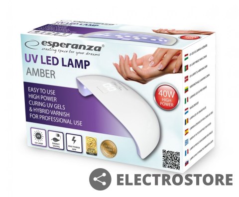 Esperanza LAMPA UV LED LAKIER HYBRYDOWY 40W EMERALD Esperanza LAMPA UV LED LAKIER HYBRYDOWY 40W EMERALD