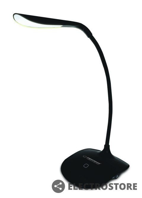 Esperanza Lampka led biurkowa Acrux czarna Esperanza Lampka led biurkowa Acrux czarna