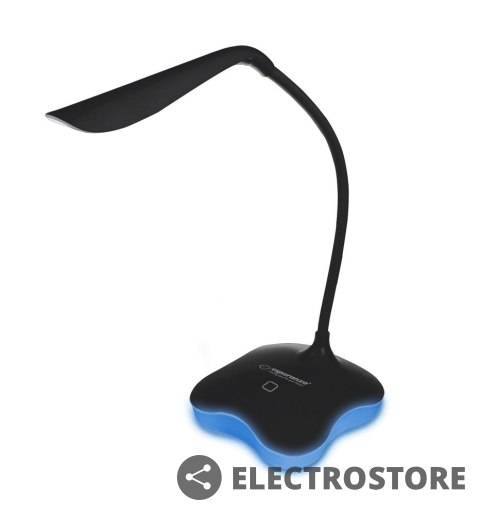 Esperanza Lampka led biurkowa mimosa czarna Esperanza Lampka led biurkowa mimosa czarna