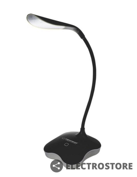 Esperanza Lampka led biurkowa mimosa czarna Esperanza Lampka led biurkowa mimosa czarna