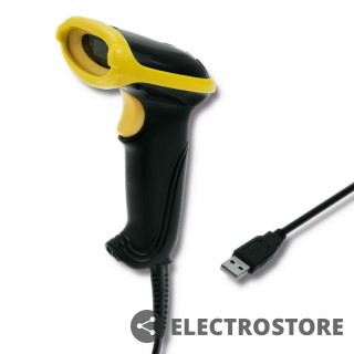 Qoltec Czytnik kodów kreskowych 1D | USB