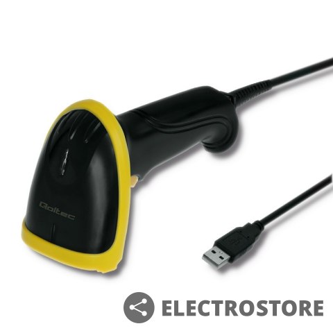 Qoltec Czytnik kodów kreskowych 1D | USB Qoltec Czytnik kodów kreskowych 1D | USB